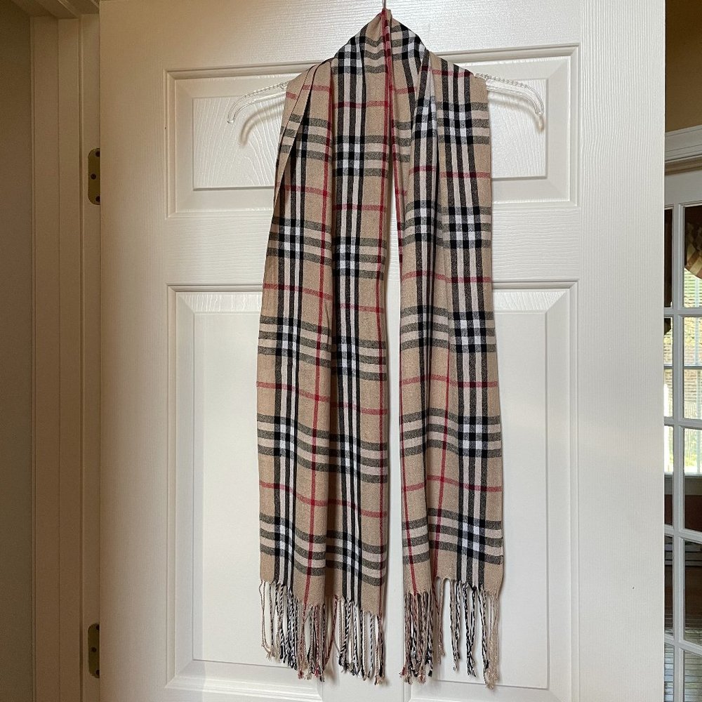 Check plaid Scarf